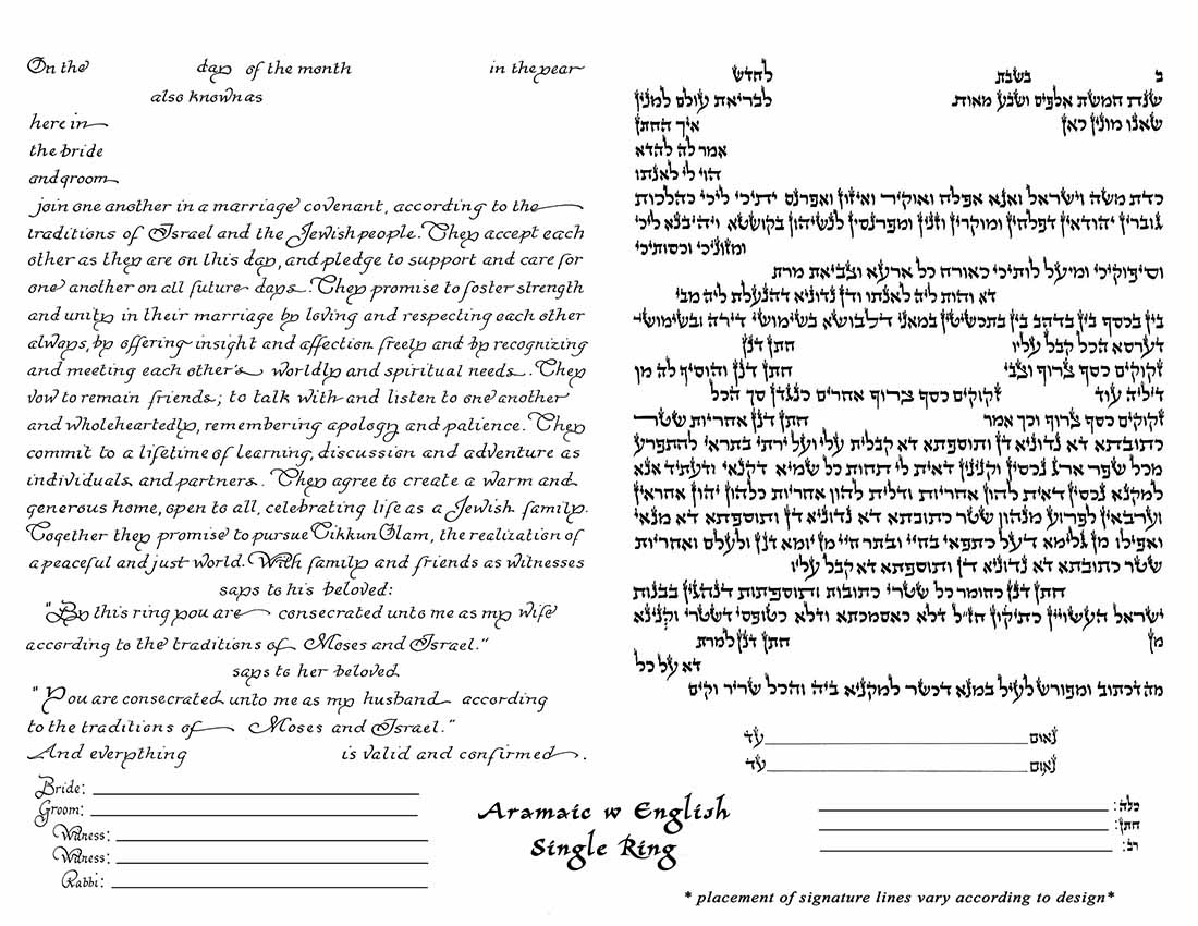 Aramaic  single ring text